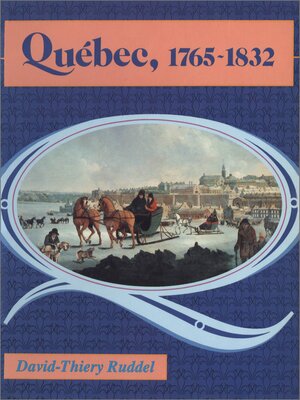cover image of Québec 1765-1832